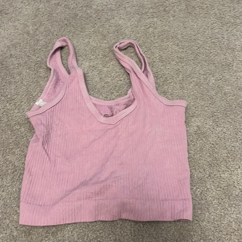 Out From Under Drew Seamless Ribbed Cropped Tank Top